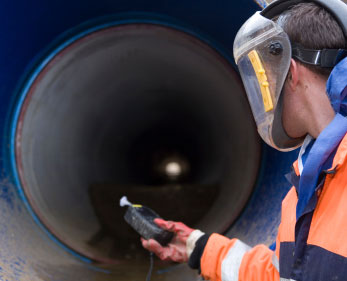 taking environmental data sample